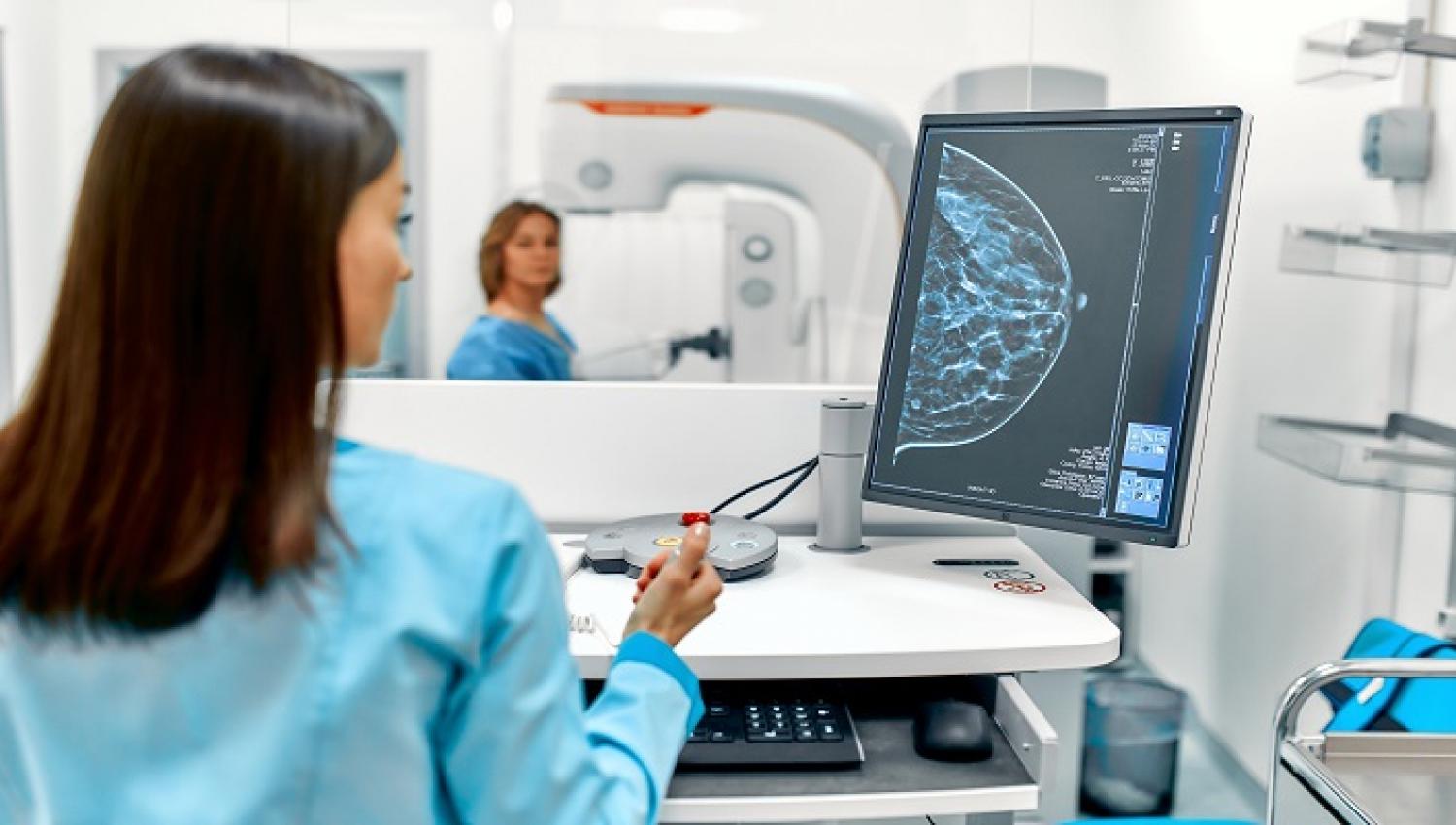 Size of the tumour in breast cancer